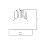 ART-RF-061 LED светильник встраиваемый безрамочный Downlight   -  Встраиваемые светильники 